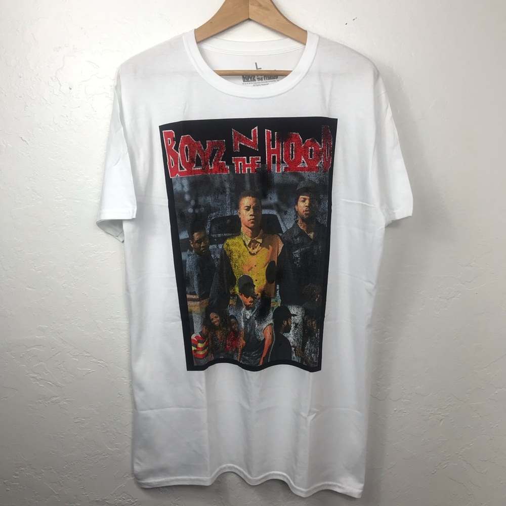 NWOT Boyz In The Hood Short Sleeve Shirt Size L